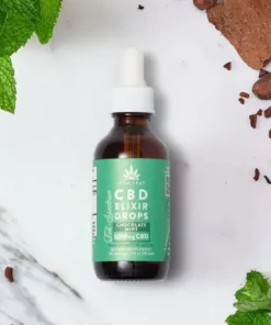 Double Strength CBD Elixir Drops Tincture | Chocolate Mint