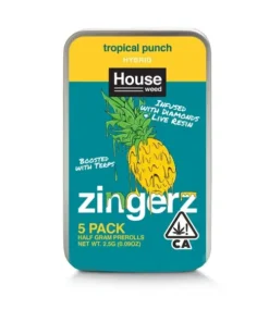 HOUSE WEED Zingers, Hybrid, Tropical Punch, (5-ct) | 2.5g