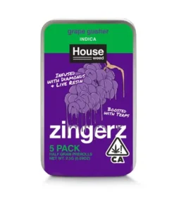 HOUSE WEED Zingers Indica Grape Gusher (5-ct) 2.5g