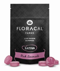 Pink Lemonade | Sativa Live Rosin Gummies 100mg [10pk]
