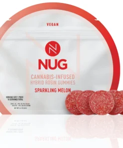 Nug – Sparkling Melon – 100mg Rosin Gummies