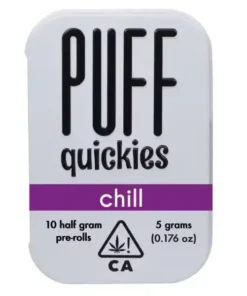 Puff Quickies – Chill Cadillac Kush – 10ct. | 5g