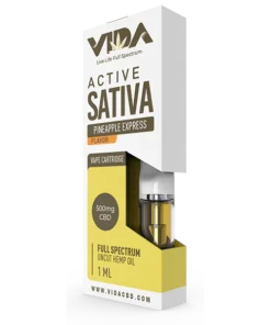 Vape Refill Cartridge- Pineapple Express CBD (Active Sativa)