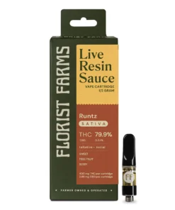 Runtz Live Resin Sauce Vape Cartridge (Sativa)