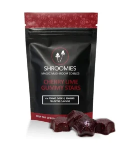 Shroomies Cherry Lime Gummy Stars
