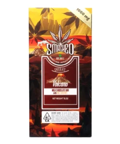 Buy Smashed Volcano Milk Chocolate Bar 1000mg Online