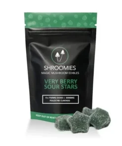 Shroomies Very Berry Sour Stars – 3000MG
